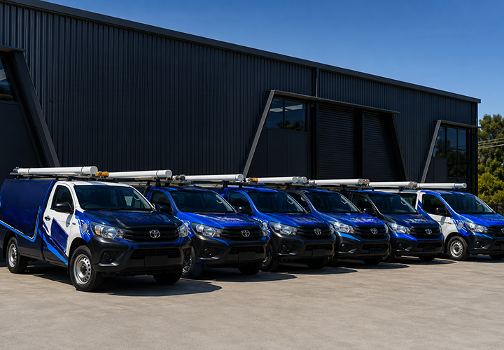 Fleet of Croydon Blocked Drains plumbing vans