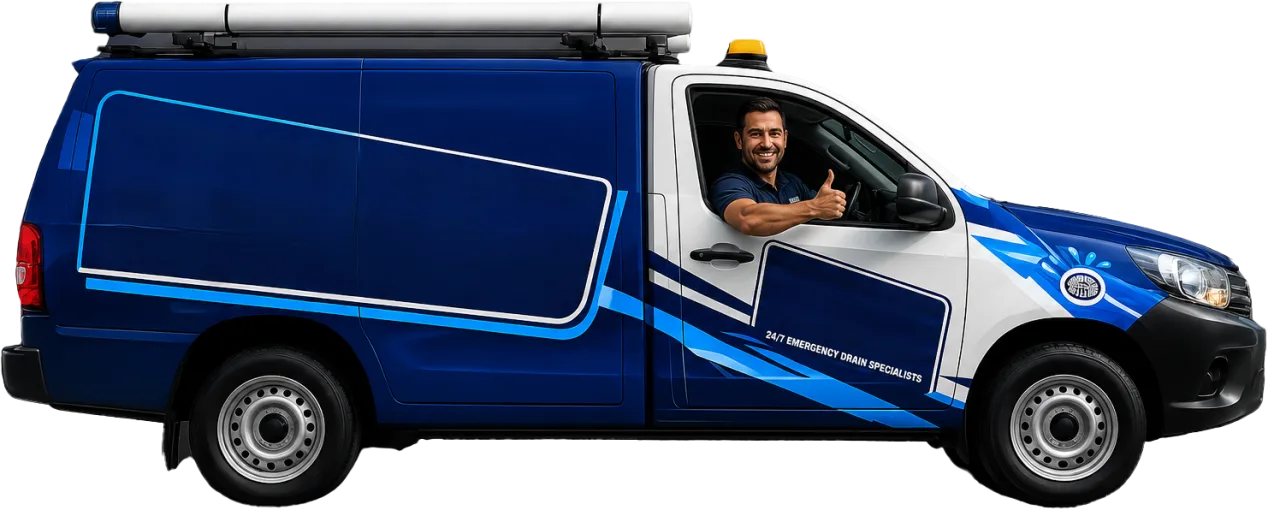 Service van parked on a Croydon street