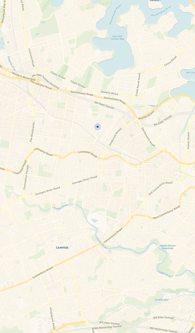 Map of the Croydon service area and the surrounding suburbs we cover.